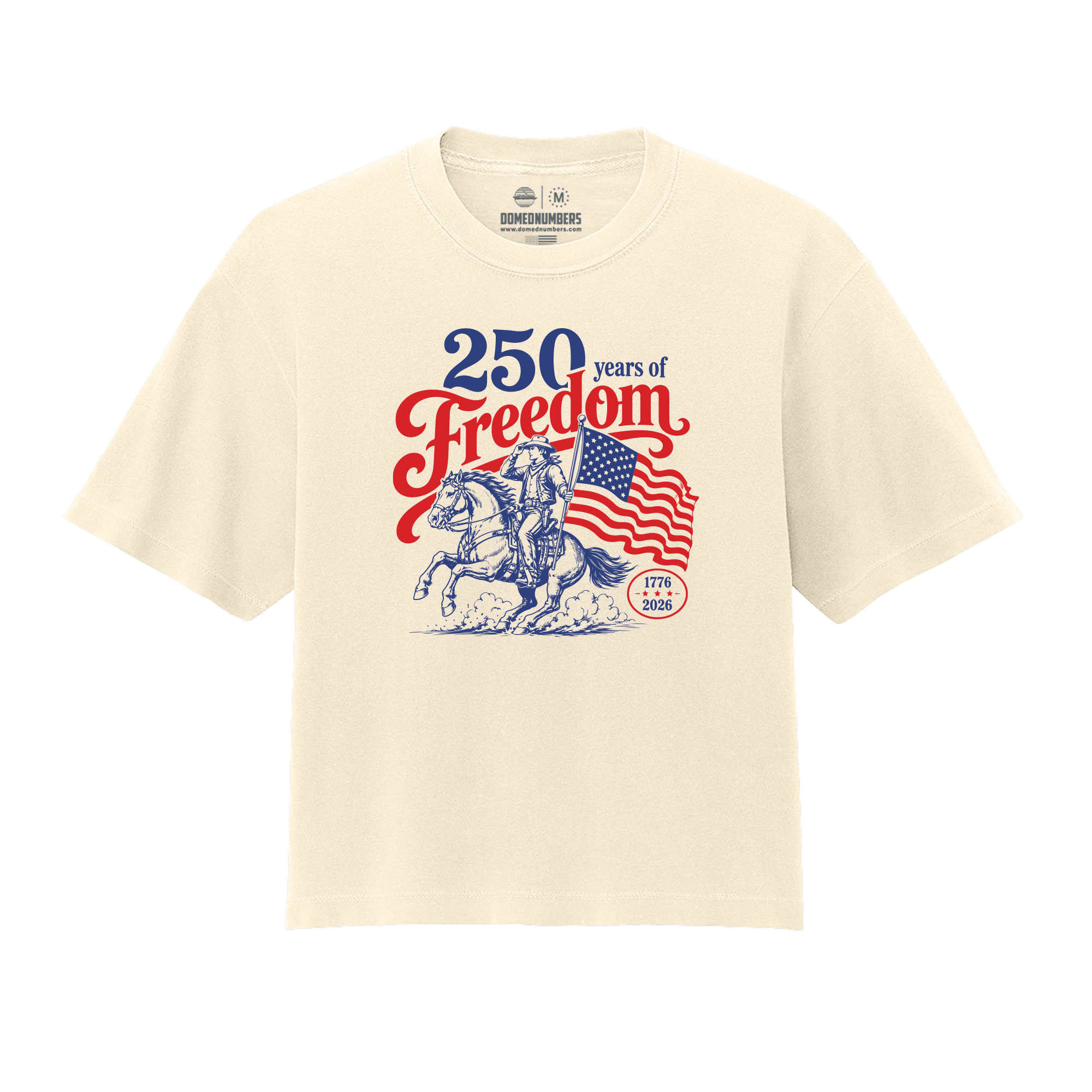 250 Years Cowgirl, Women’s Heavyweight Boxy Tee