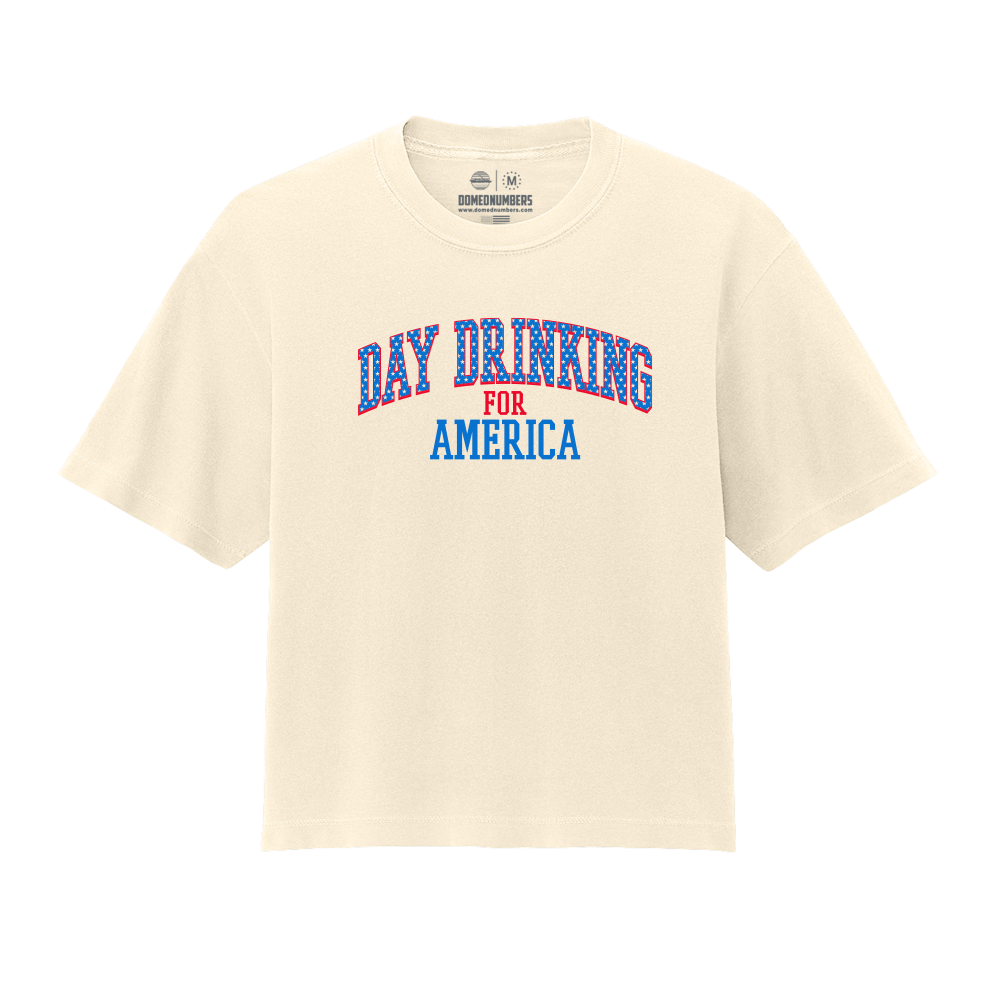 Day Drinking for America, Women’s Heavyweight Boxy Tee