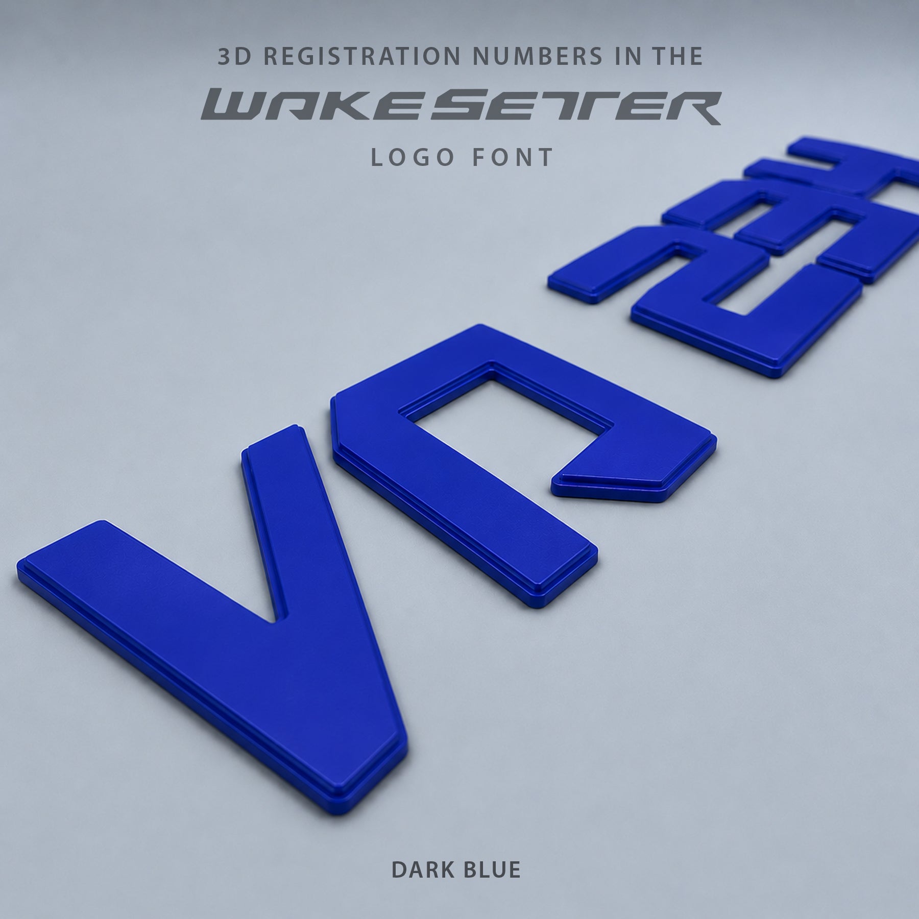 Malibu Wakesetter 3D Emblem Registration