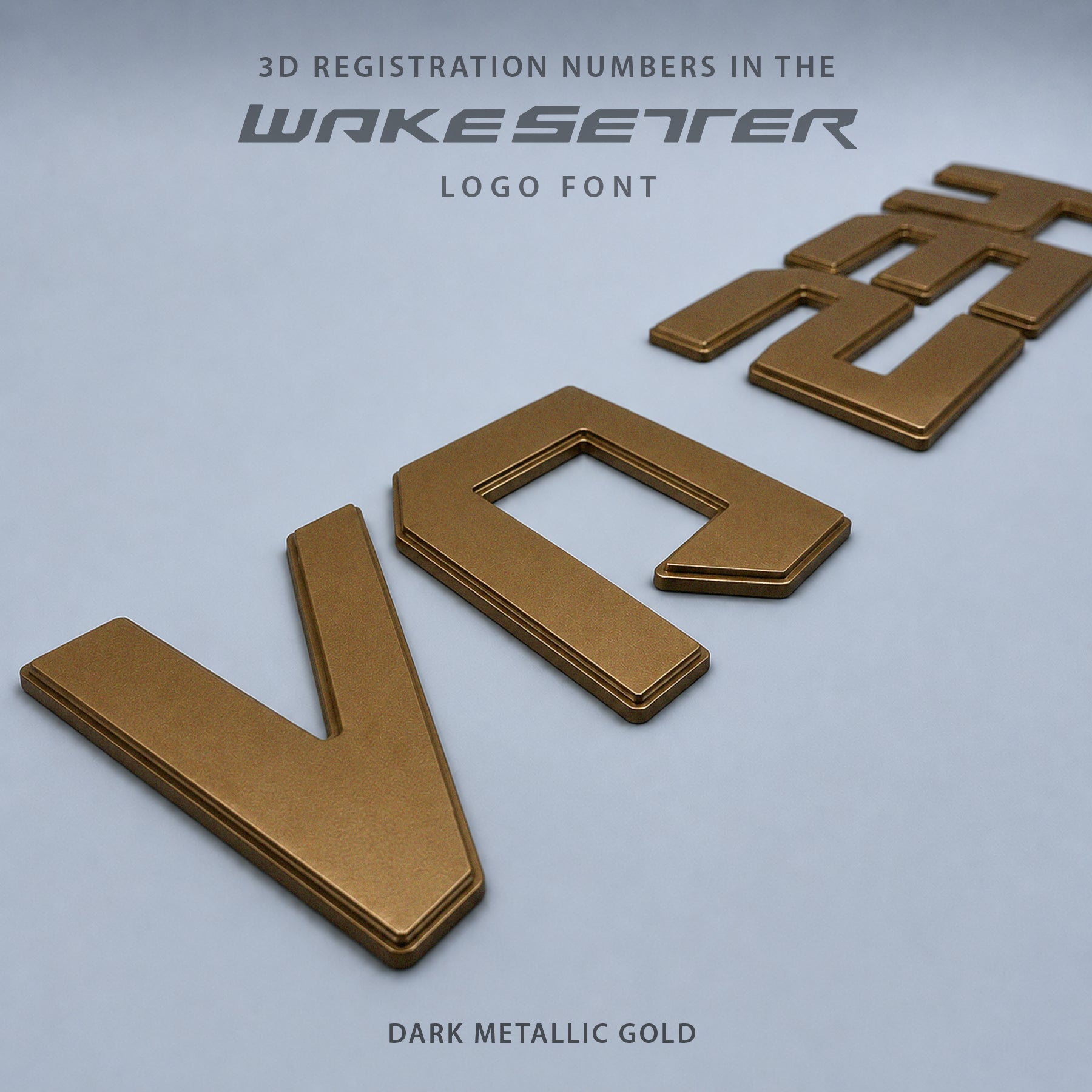 Malibu Wakesetter 3D Emblem Registration