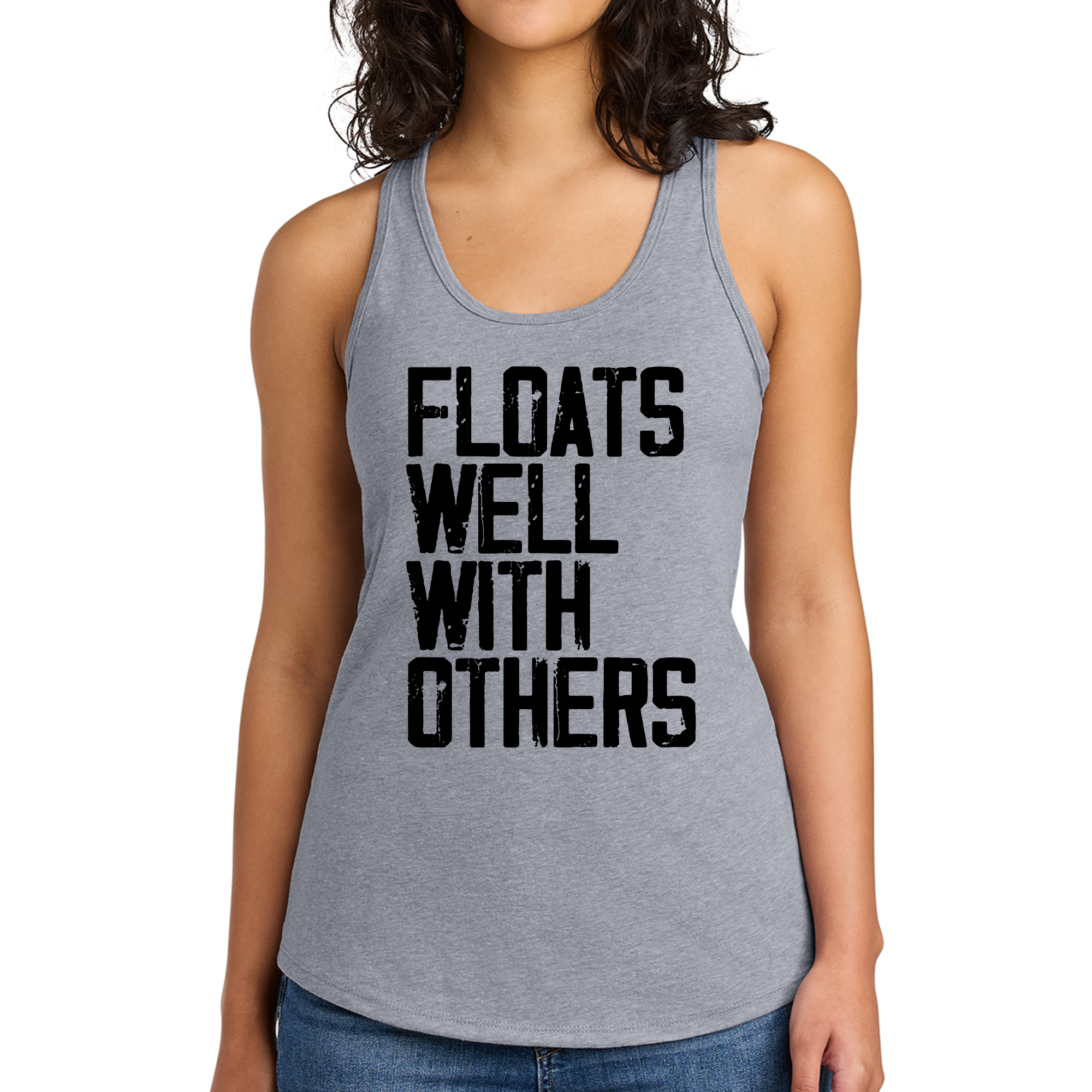 Floats Well, Women's Racerback Tank