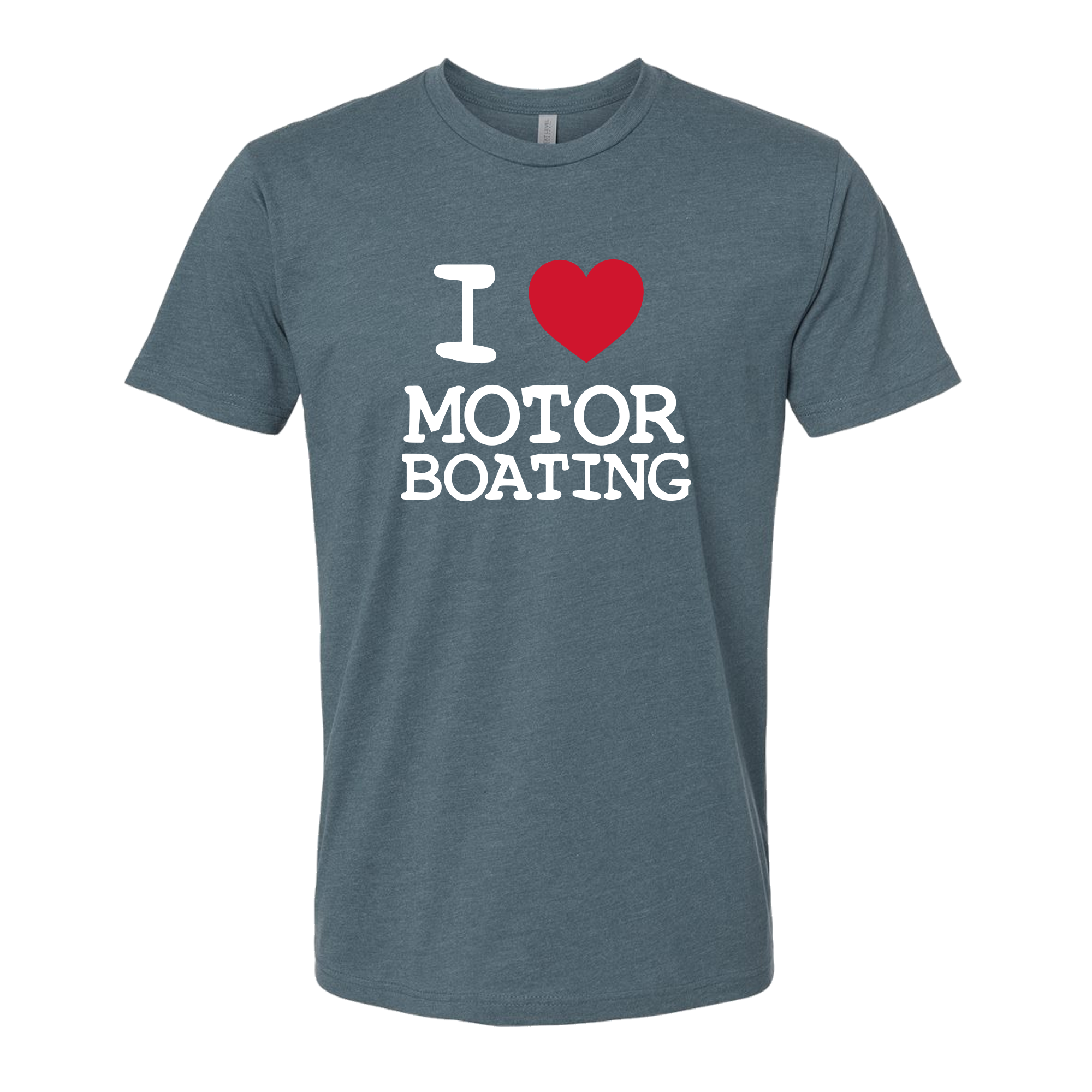 I Love Motor Boating, Adult Unisex Short Sleeve Tee