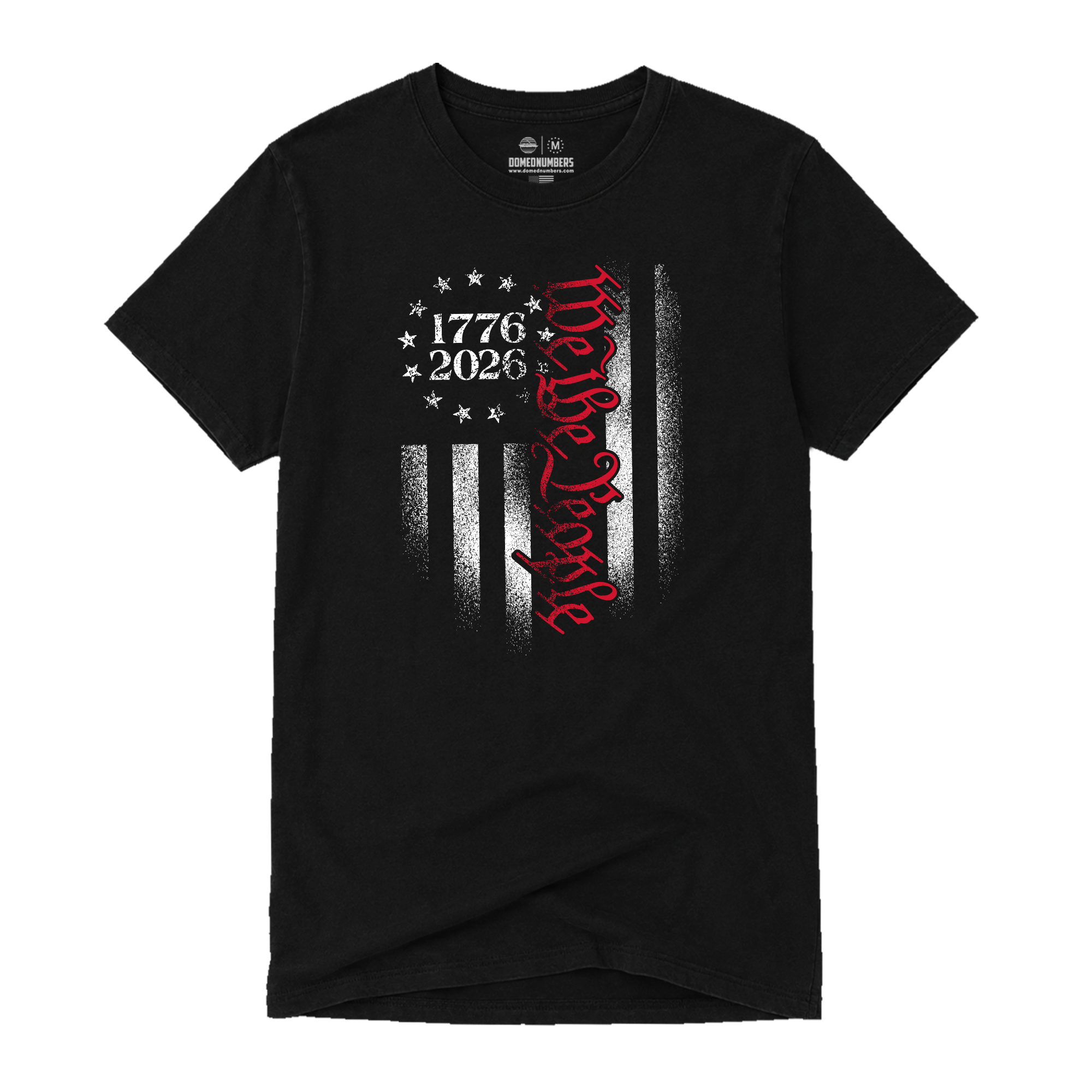 We the People Flag, Adult Unisex Short Sleeve Tee