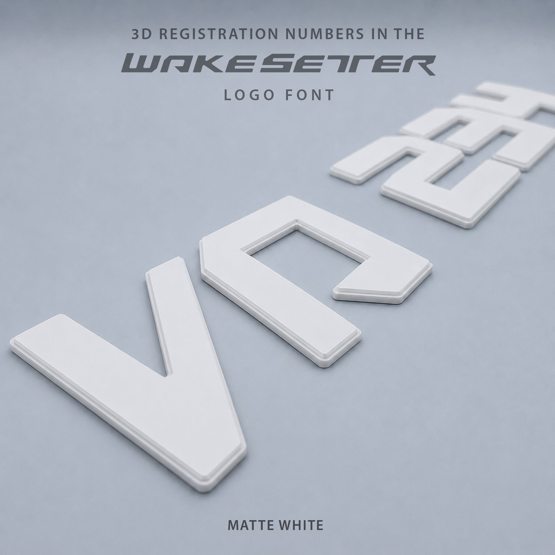 Malibu Wakesetter 3D Emblem Registration