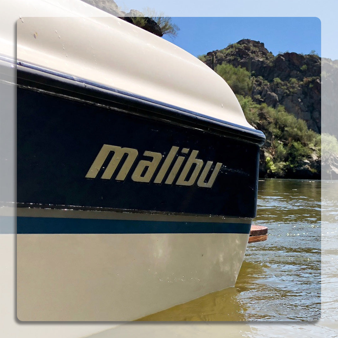 Malibu Domed Decal