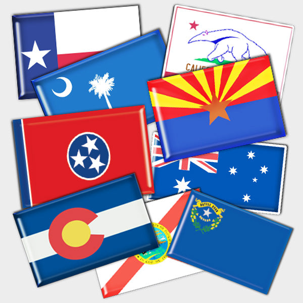 Domed Flag Decals – Domed Numbers
