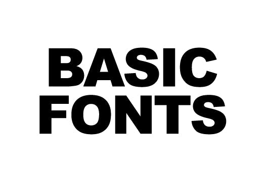 Basic Block Fonts Boat Names