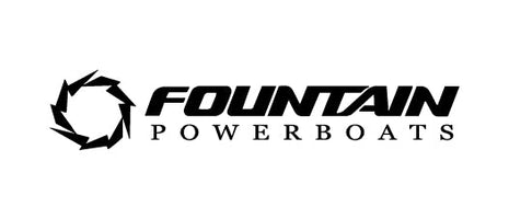 Fountain Powerboats Domed Registration Decals