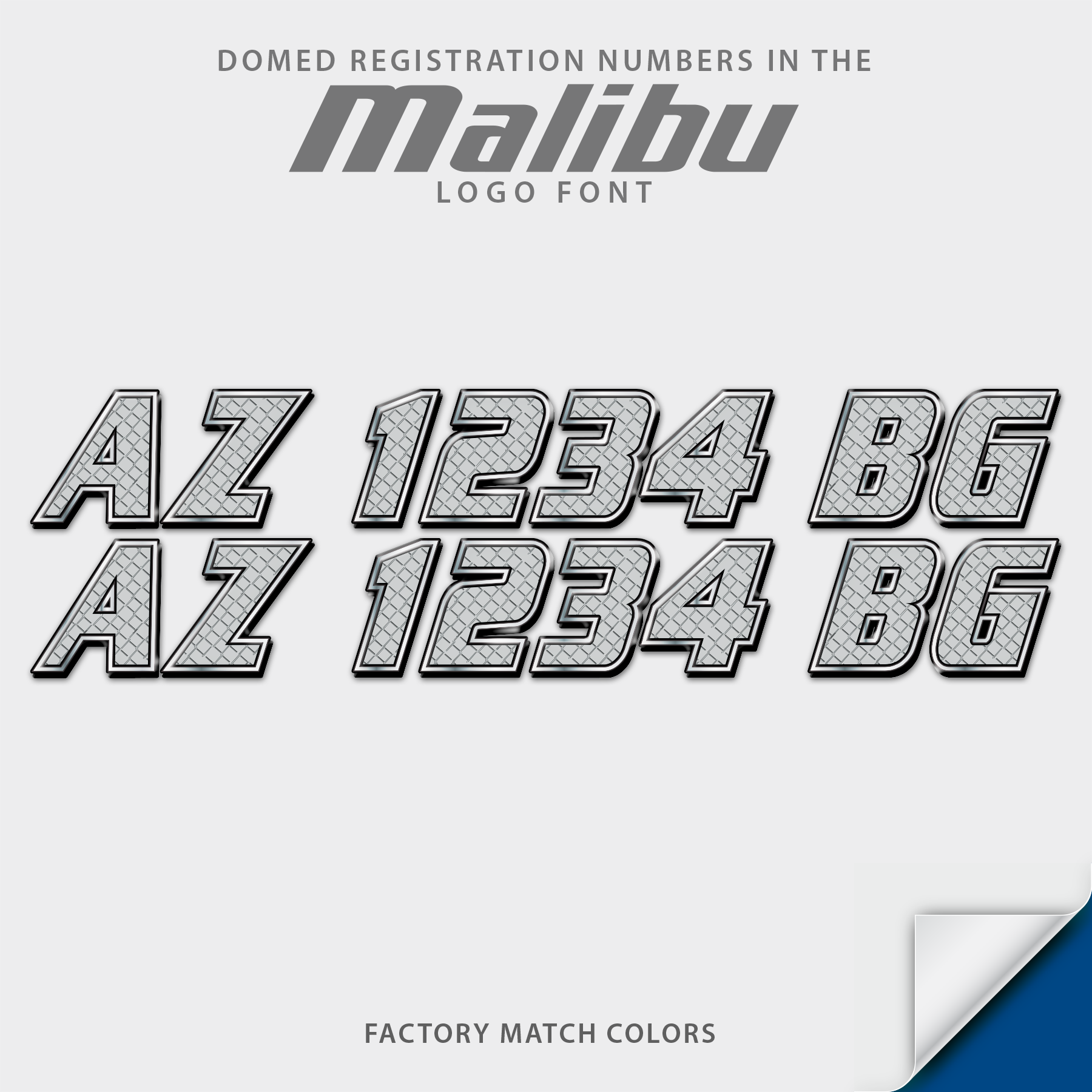 2006 Malibu Domed Registration, Factory Decal Matched Colors