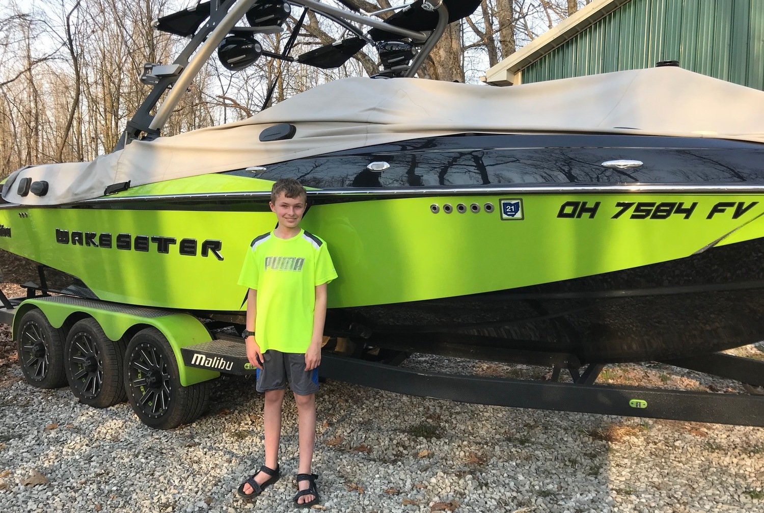 Malibu Wakesetter Boats emblem matched domed registration by Domed Numbers 2015 2016