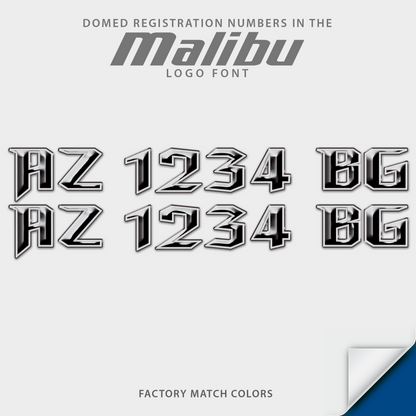 2010 2011 2012 2013 Malibu Wakesetter Boat Registration by Domed Numbers