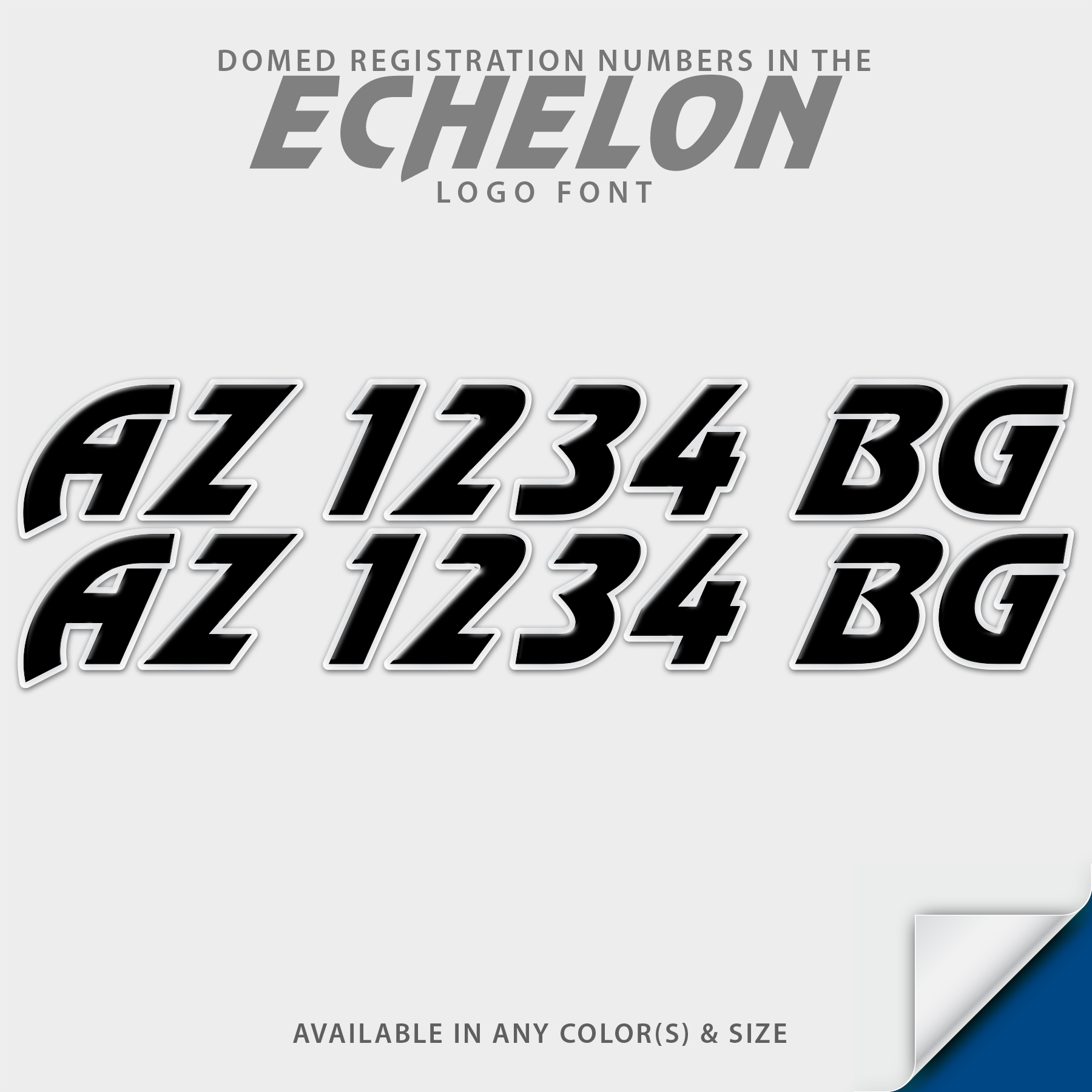 1994-1995 Malibu Echelon Domed Registration