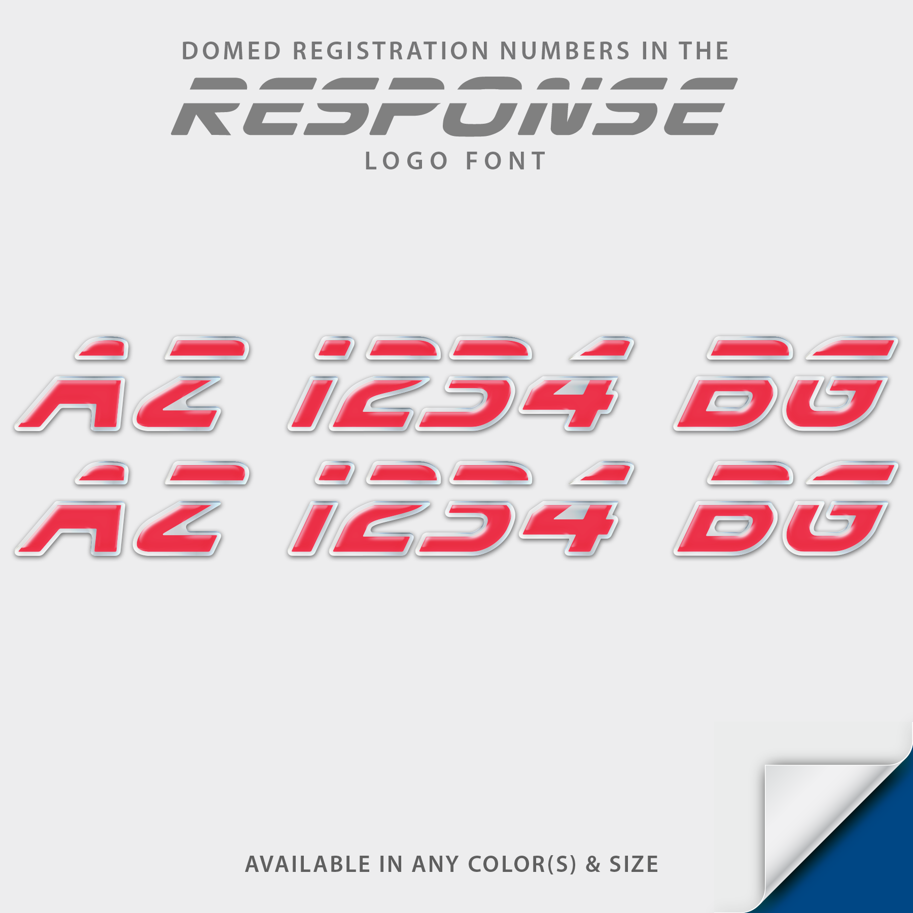 2001-2005 Malibu Response Domed Registration