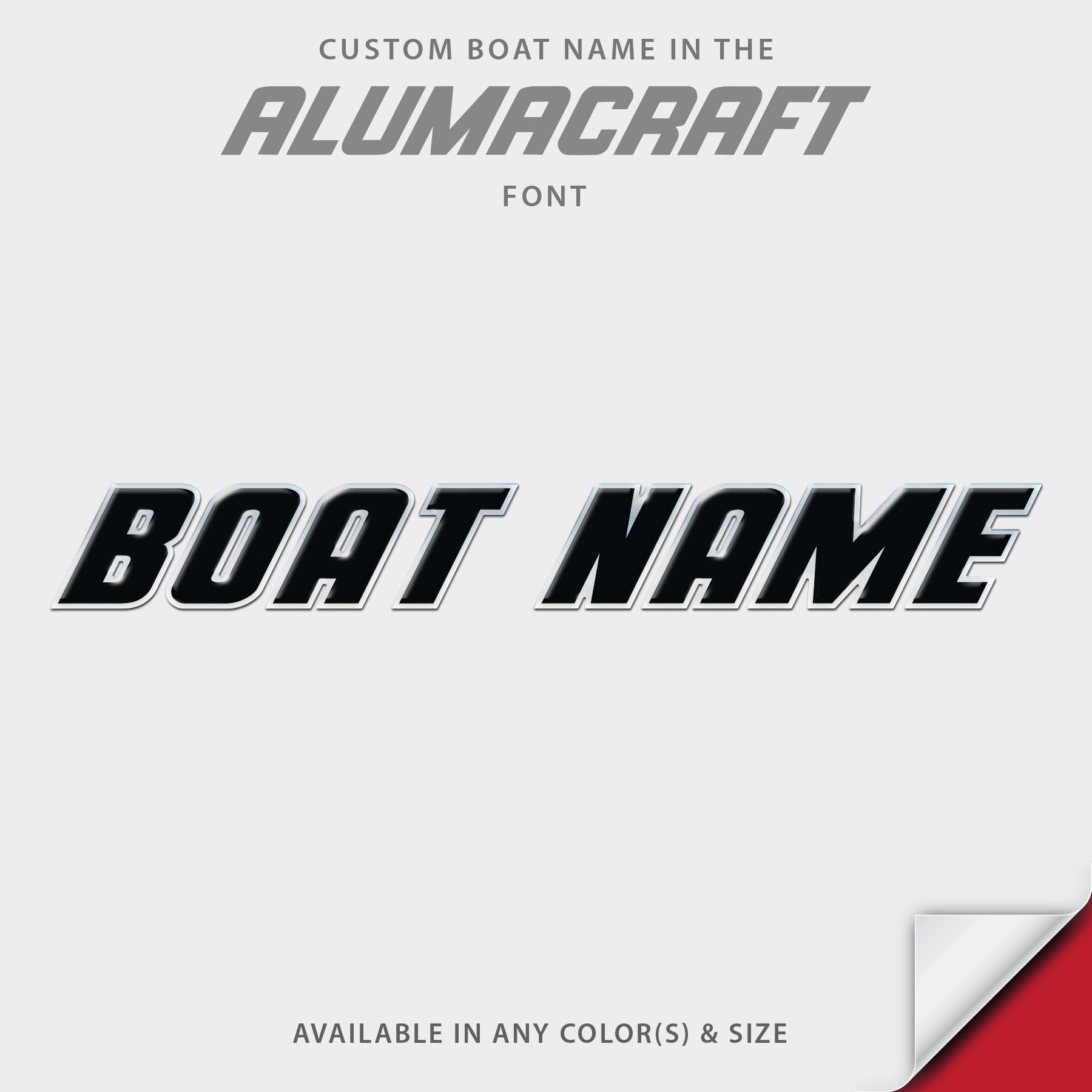 Alumacraft Domed Boat Name