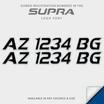 Supra Boats Domed Registration