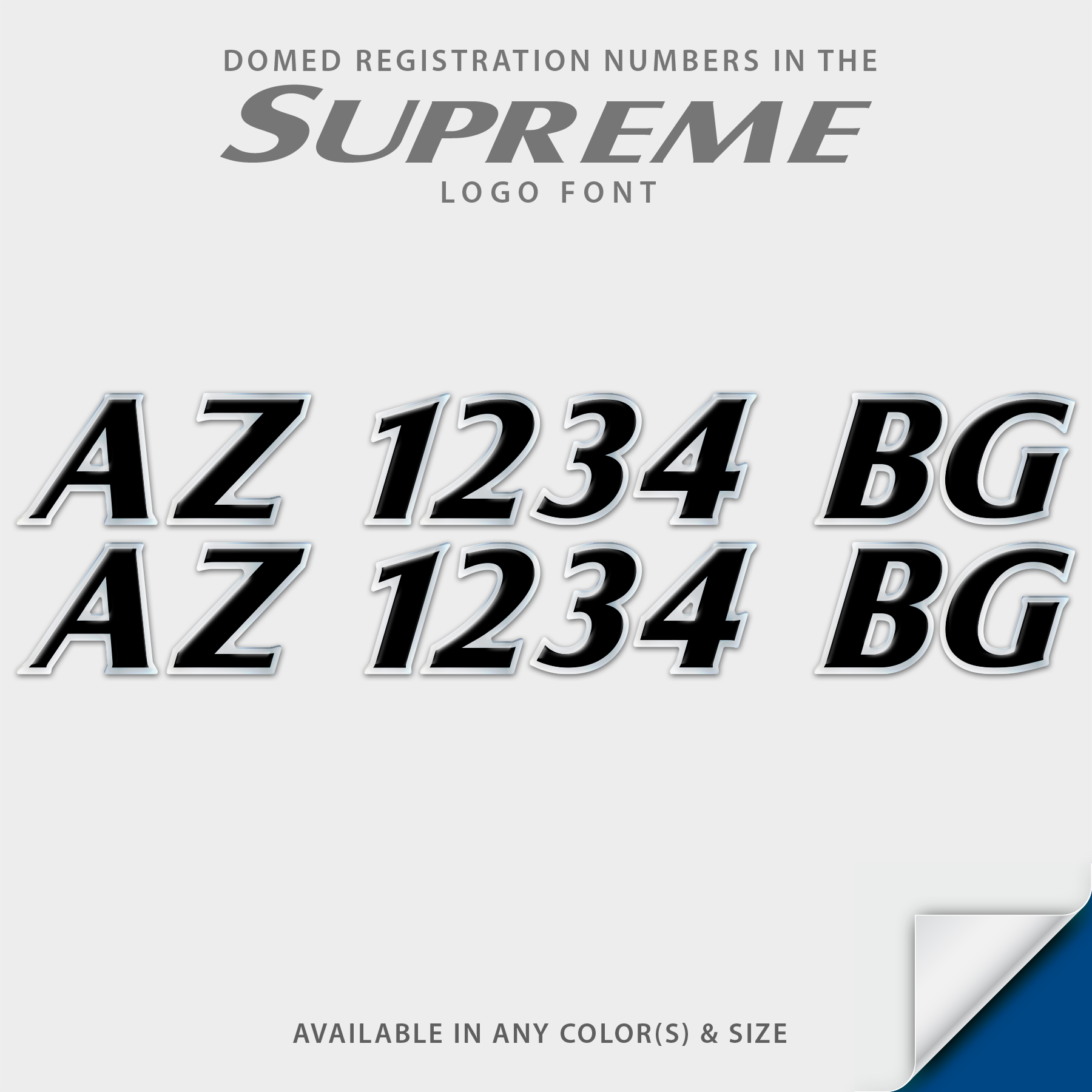 2009-2014 Supreme Domed Registration