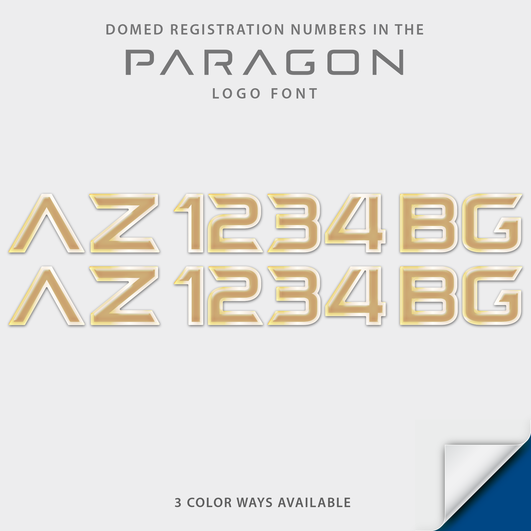 Nautique Paragon Domed Registration, Illusion Frost Matched Colors