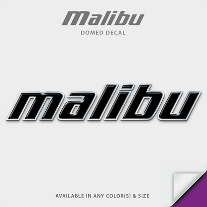 2001-2005 Malibu Domed Boat Decal