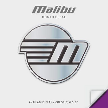 Malibu Sun with M Domed Accessory Decal