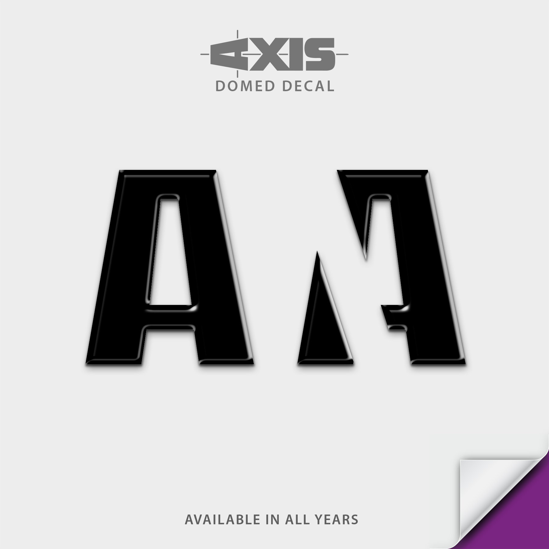 2015-2024 Axis Domed Inlay Decal