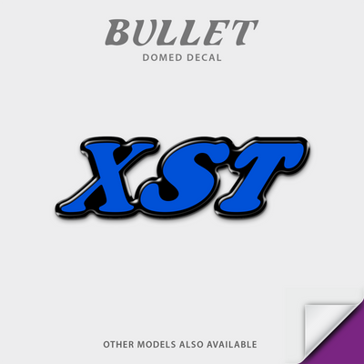 Bullet Boat Model Domed Decal, any number