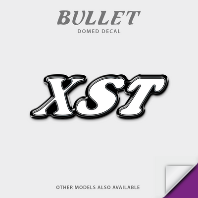 Bullet Boat Model Domed Decal, any number