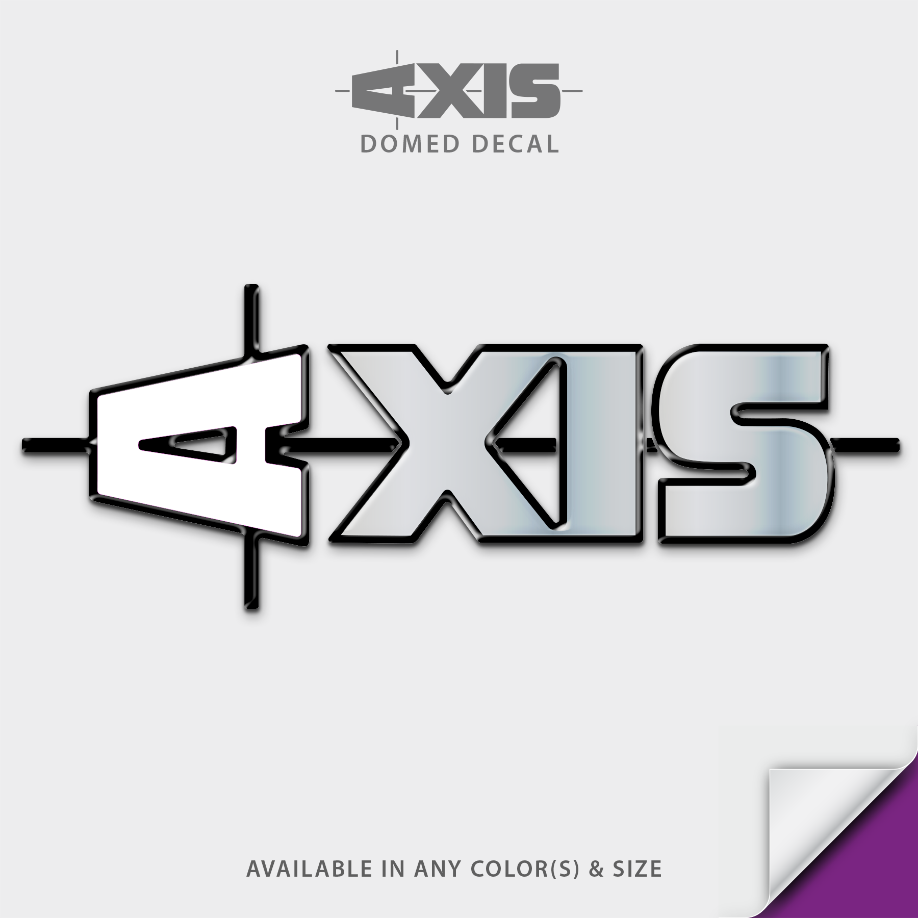 2015-2019 Axis Domed Boat Decal, Create Your Own!