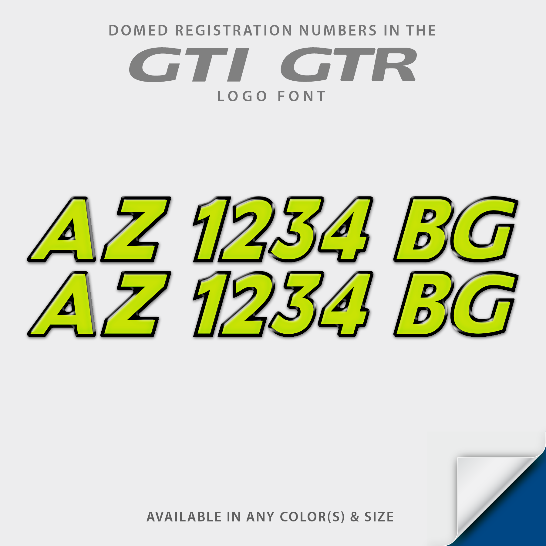 2011-2018 Sea Doo GTI GTR Domed Registration