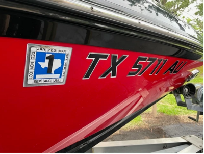 Domed Frame for boating state sticker registration by Domed Numbers