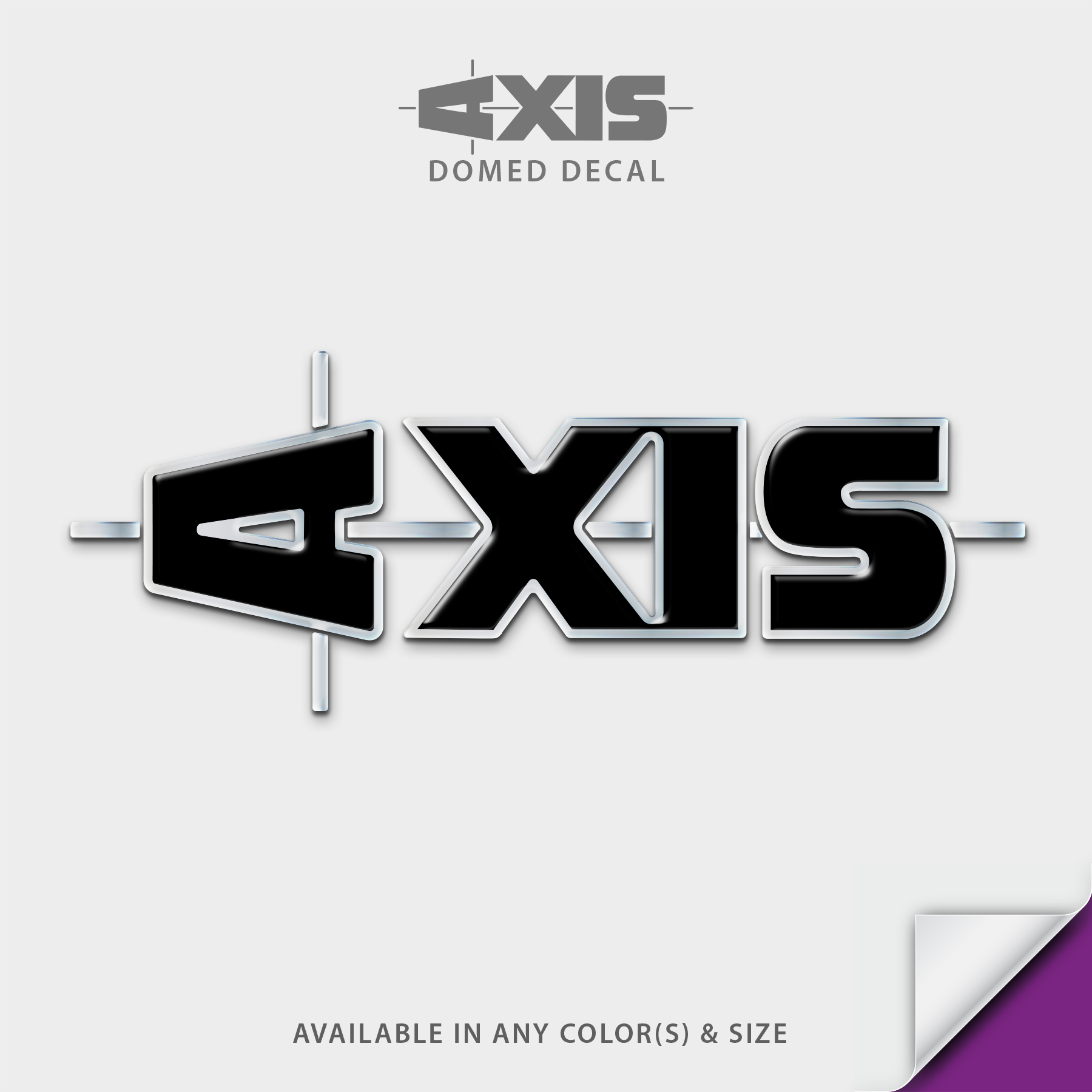 Axis Domed Accessory Decal