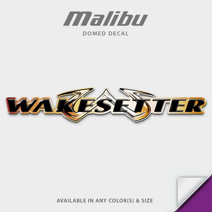 2004-2005 Malibu Wakesetter Domed Boat Decal
