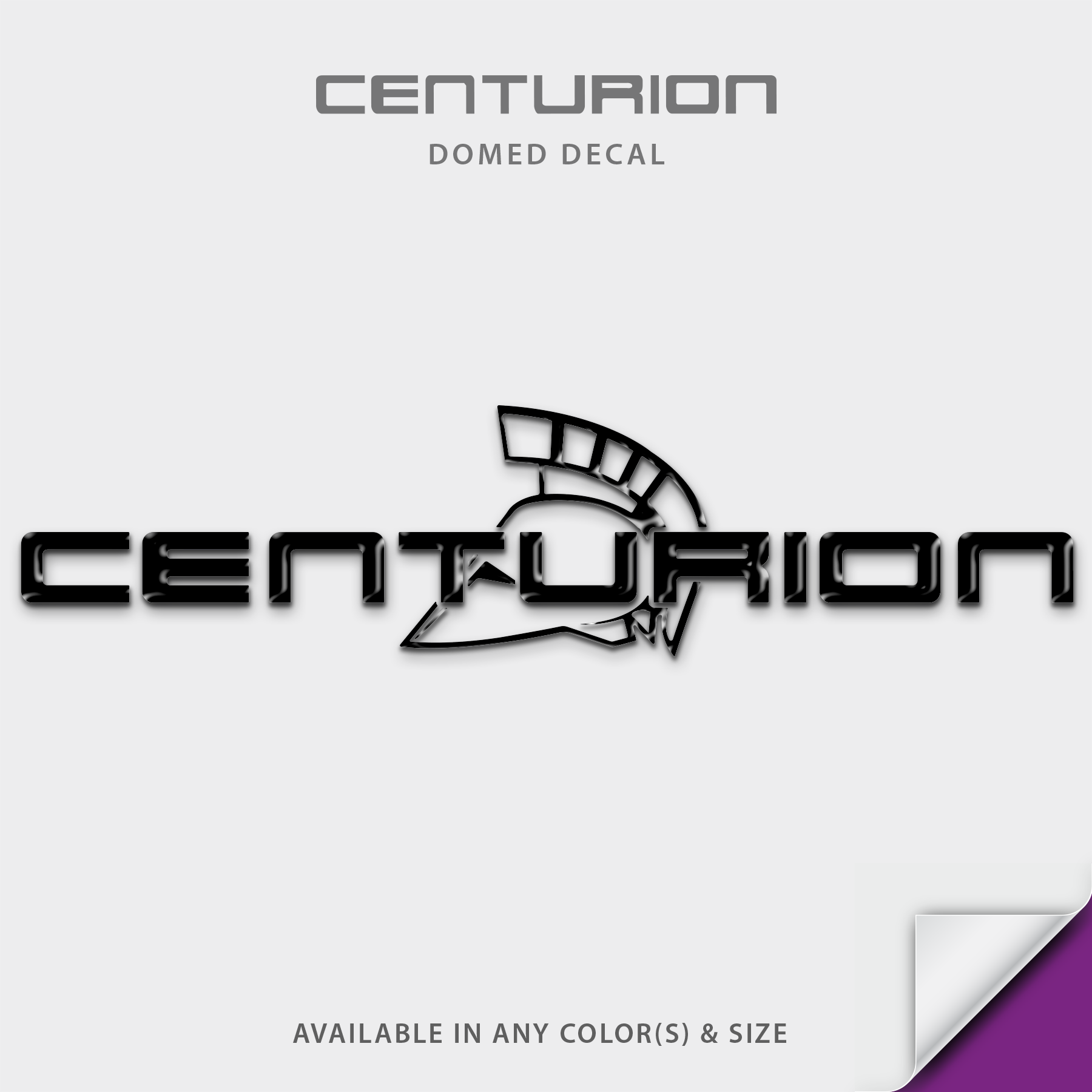 Centurion Domed Accessory Decal