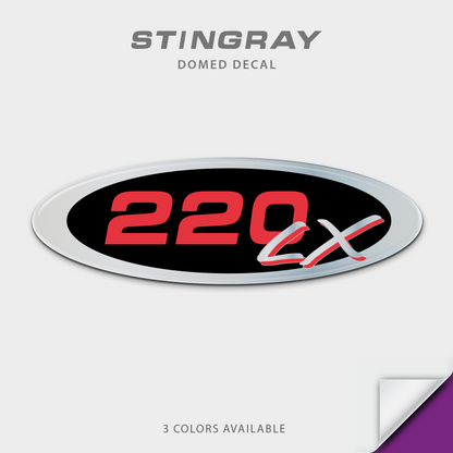 Stingray Boats Model DS/LX Domed Boat Decal