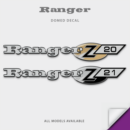 2005-2008 Ranger Z Series Domed Boat Decal
