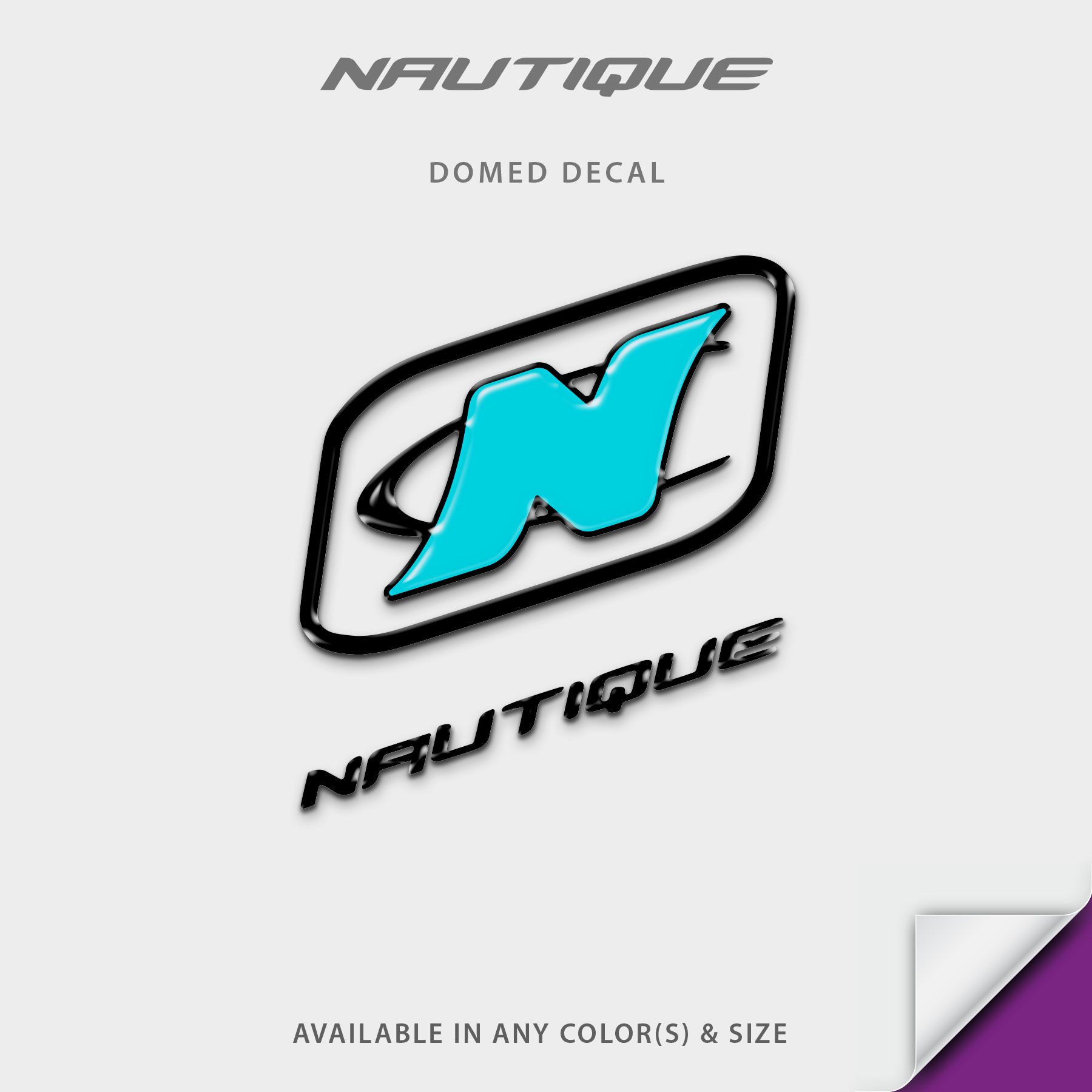 Nautique Domed Accessory Decal