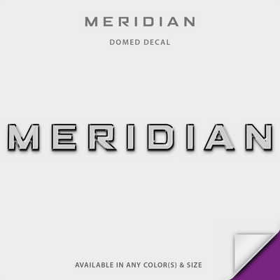 Meridian Domed Boat Decal