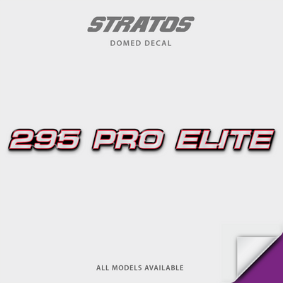 1990-1998 Stratos Model Domed Boat Decal