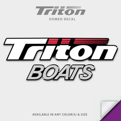 Triton Boats Domed Windshield Decal