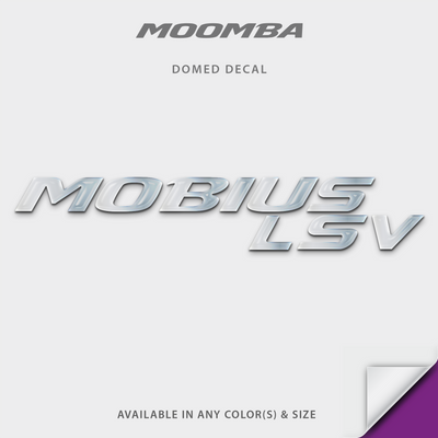 Moomba Mobius or Mobius LSV Domed Boat Decal
