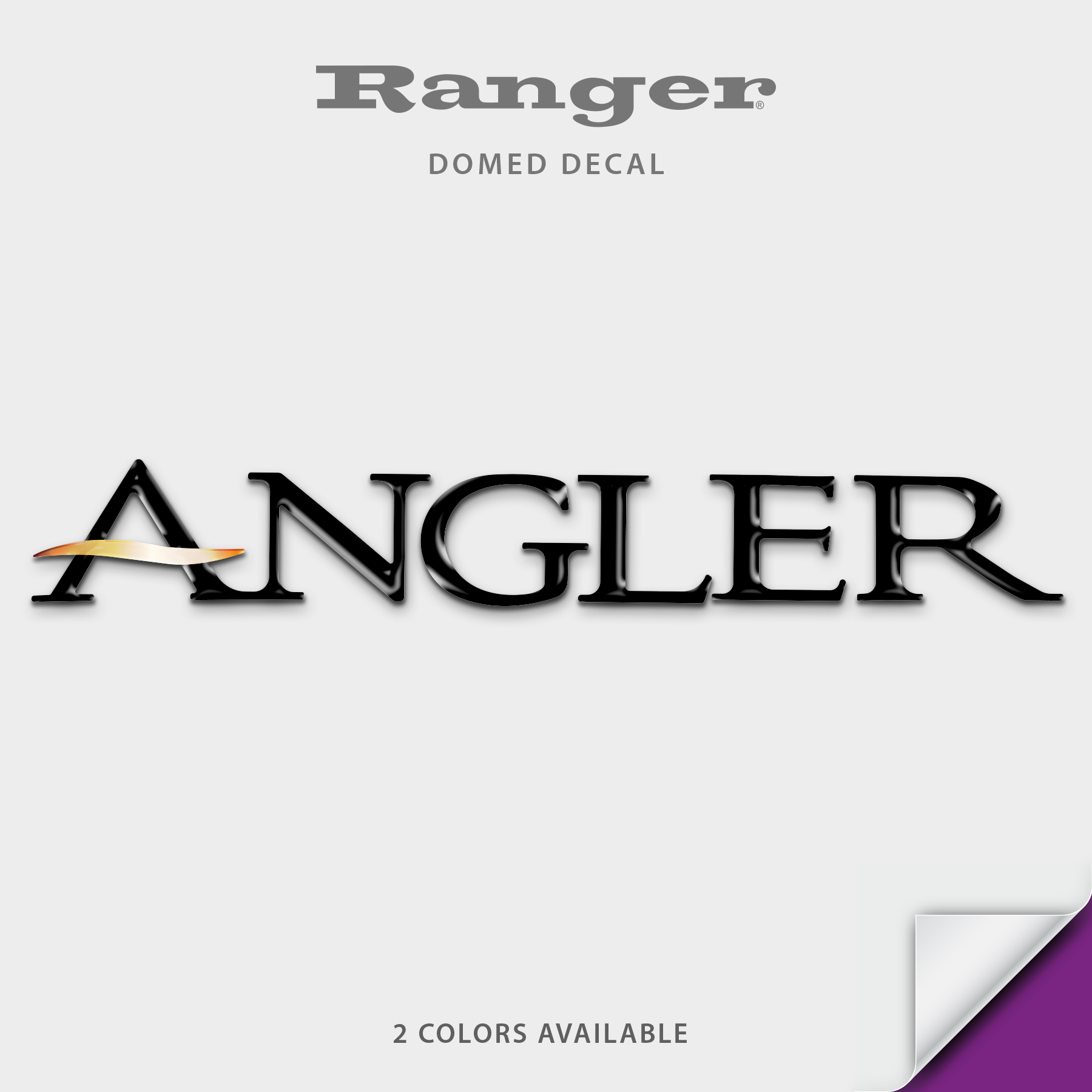 2011-2013 Ranger Boats Angler Domed Decal