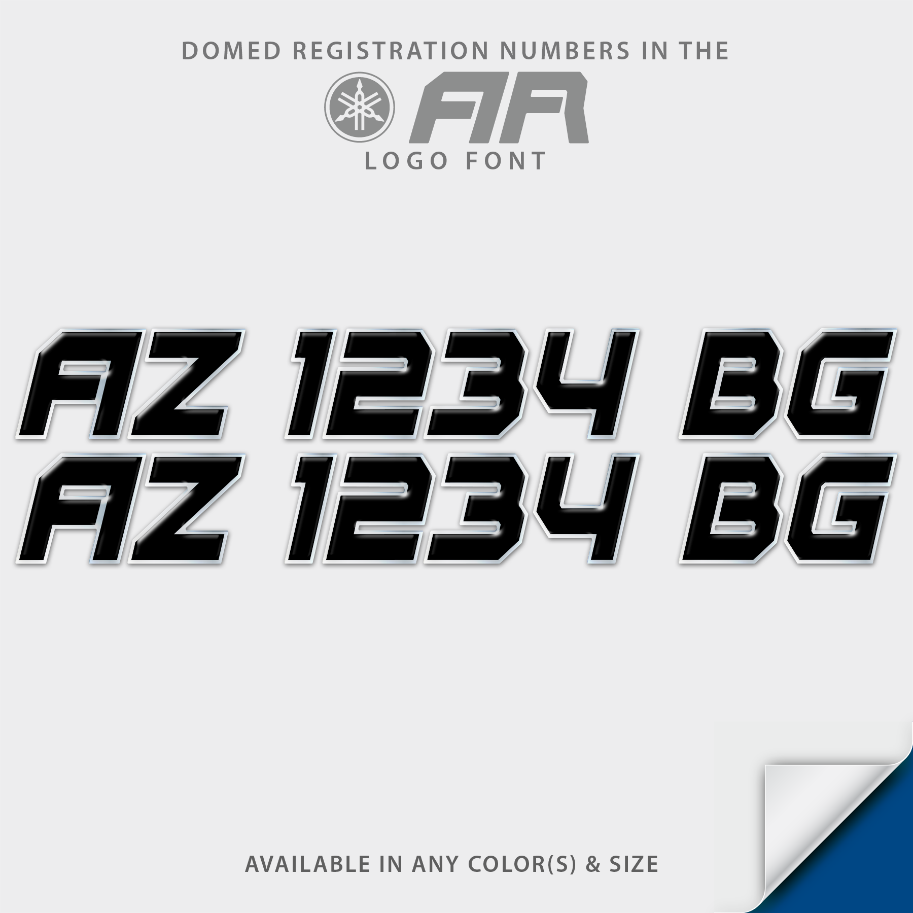 Yamaha "AR" #2 Domed Registration