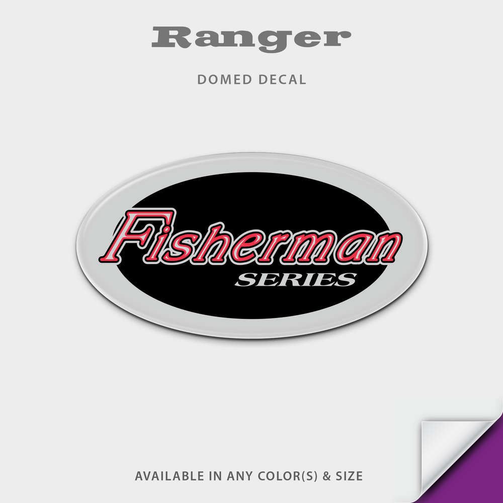 Ranger Boats Fisherman Oval Domed Trailer Decal – Domed Numbers