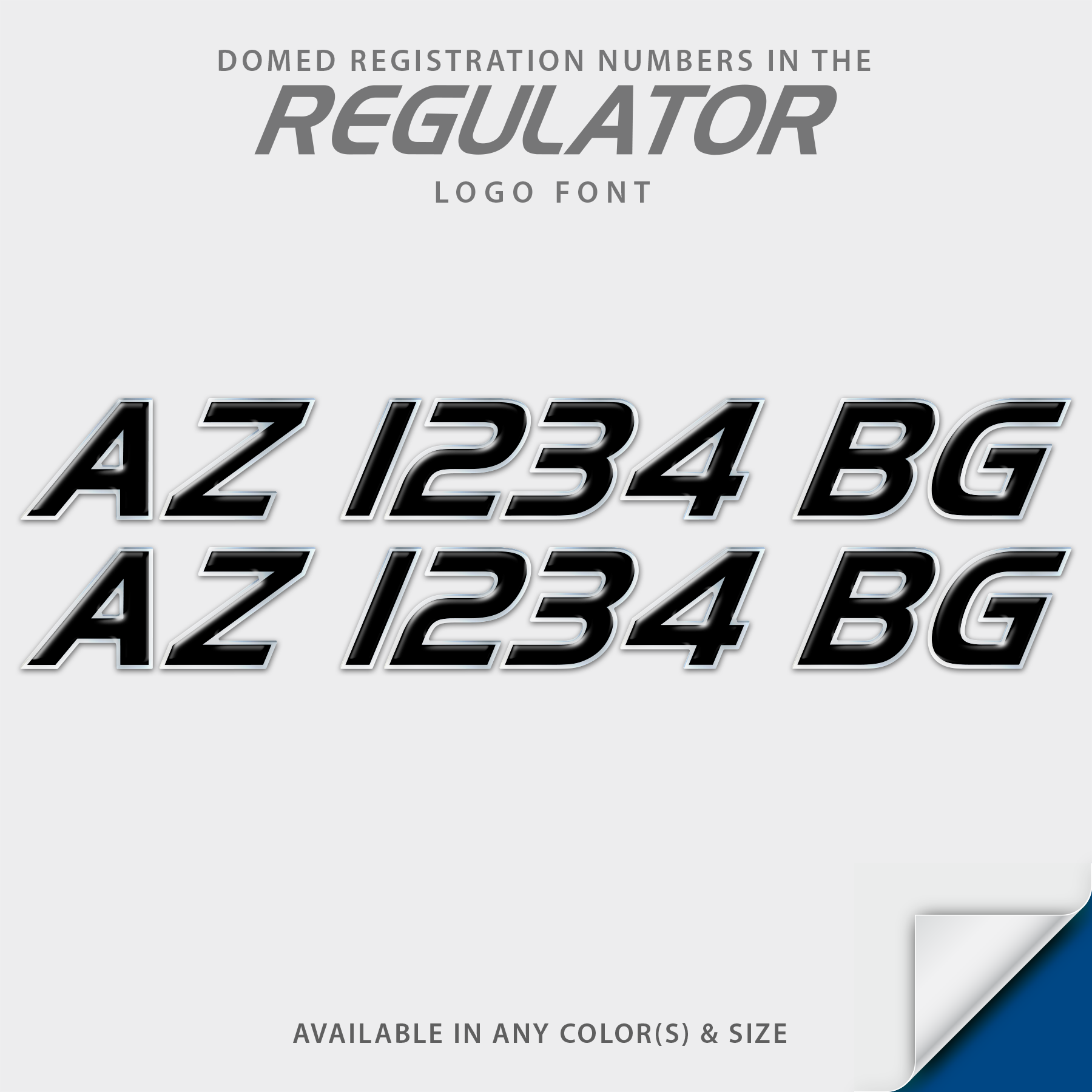 Regulator Boats Domed Registration