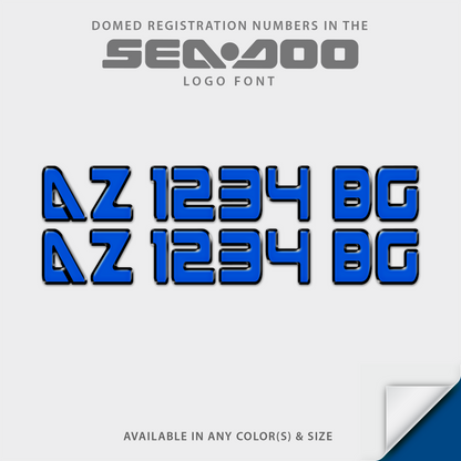 Sea Doo Spark Domed Registration