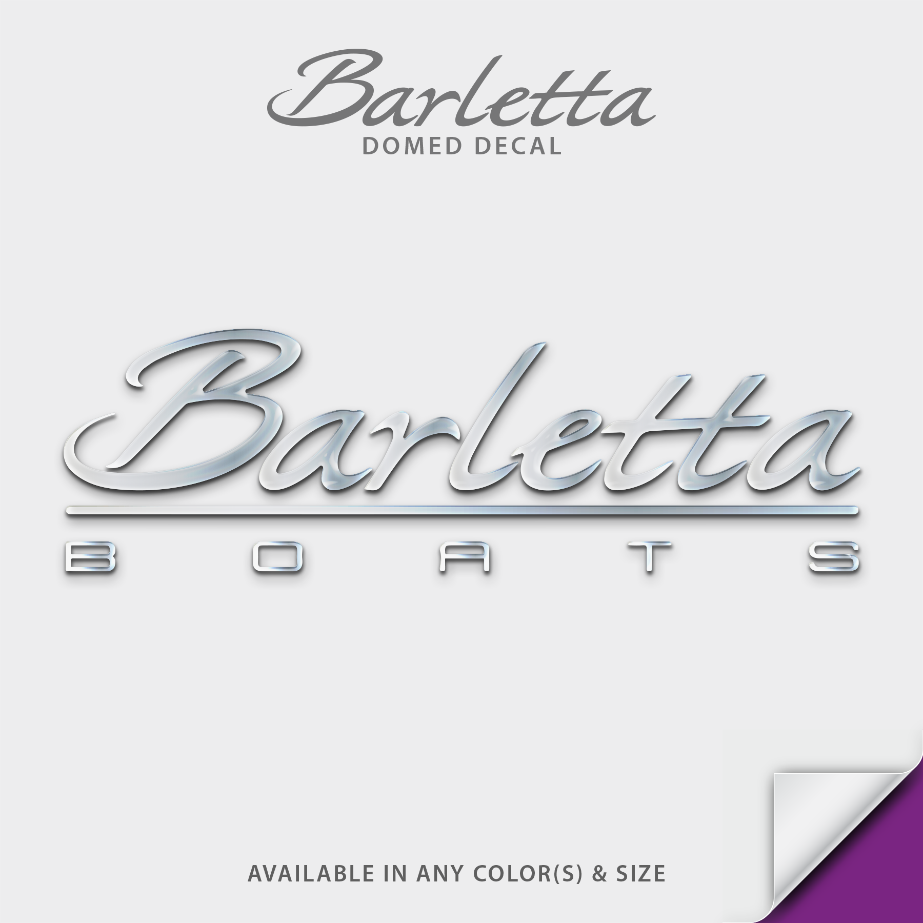 Barletta Domed Accessory Decal