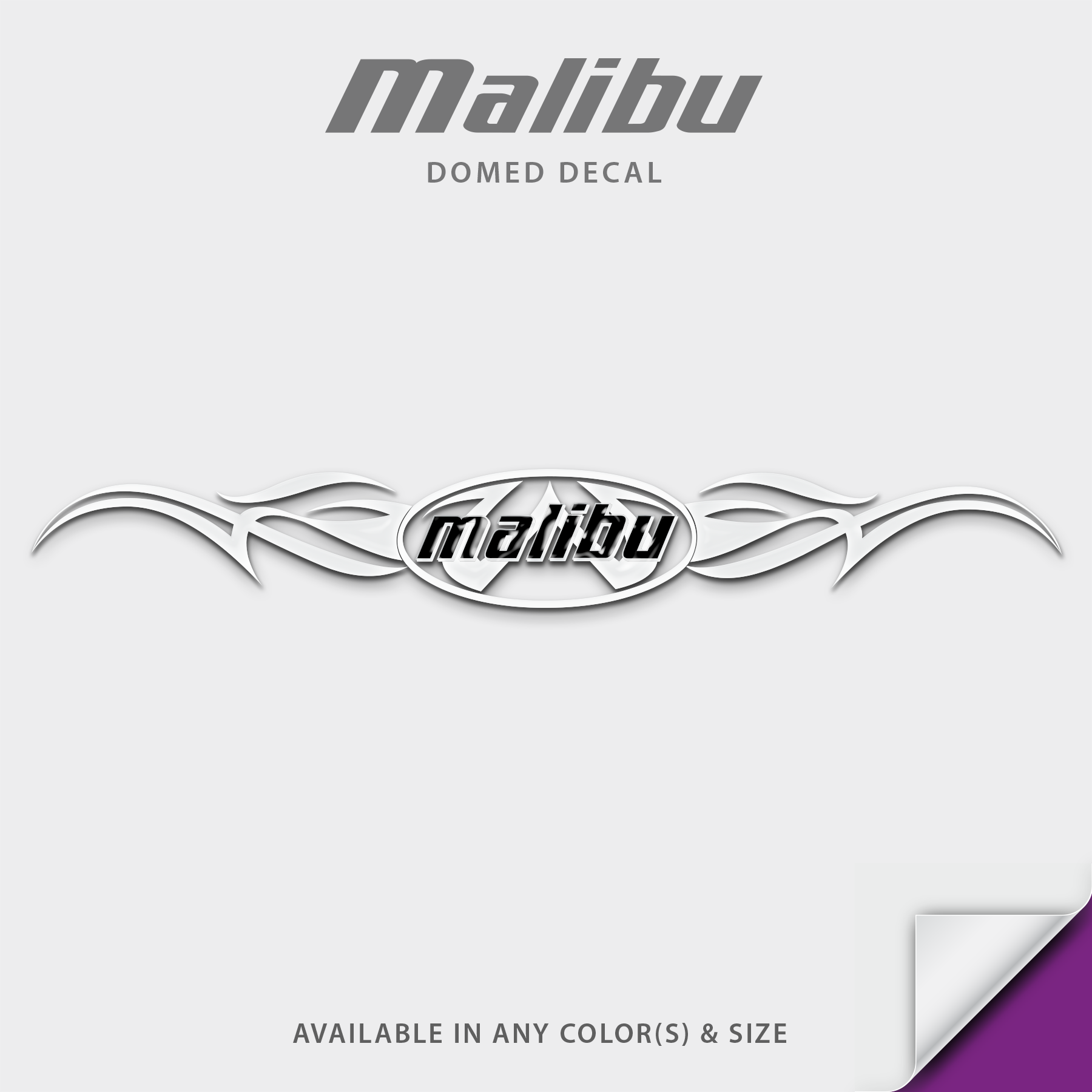 2002-2003 Malibu Wakesetter Tribal Boat Decal
