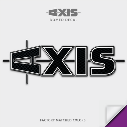 2020-2024 Axis Domed Boat Decal, Choose Your Colors