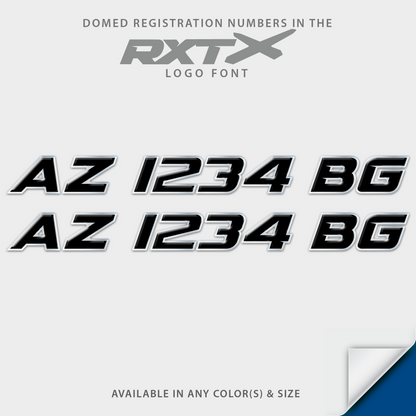 Sea Doo RXP RTXx Custom Registration Decal 