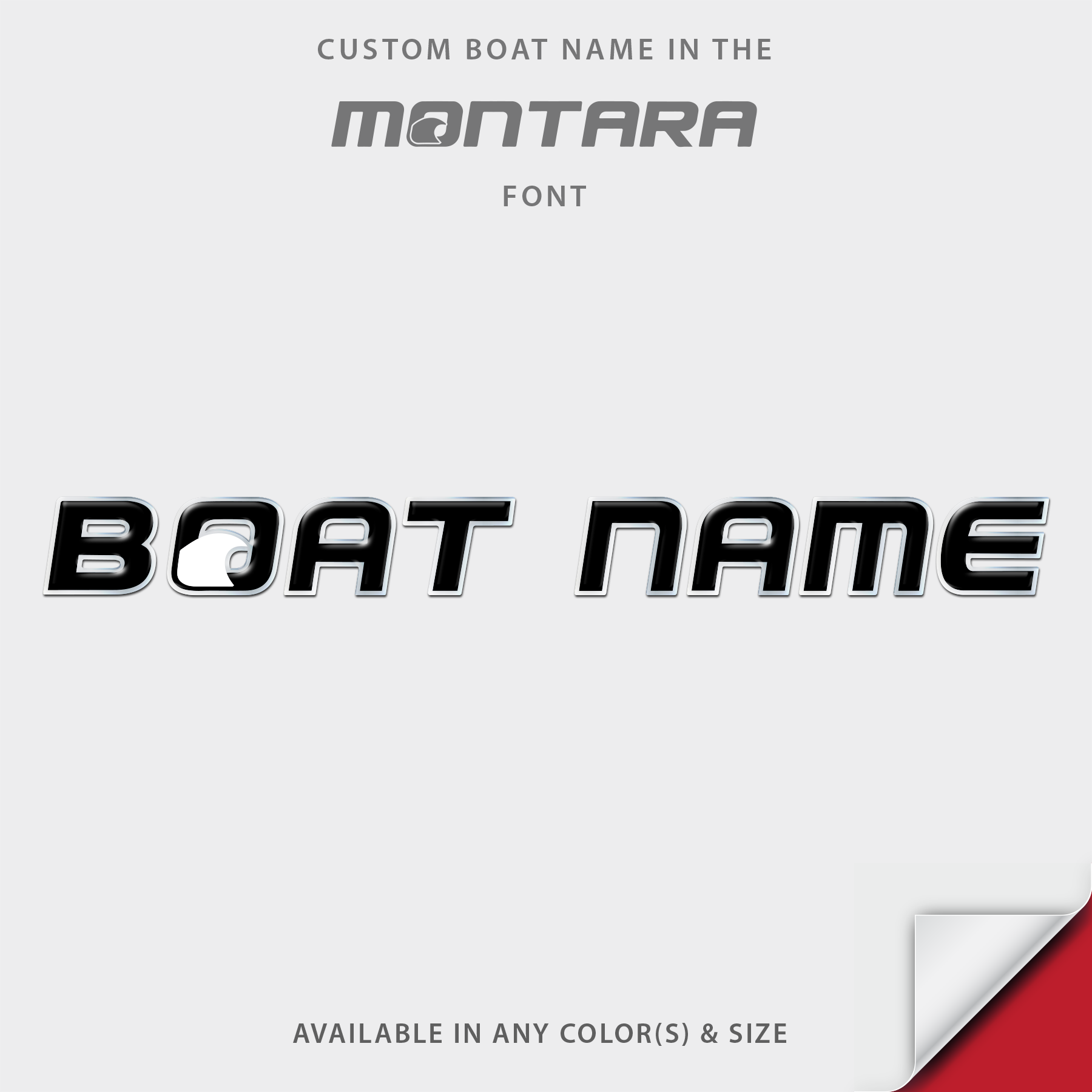 Montara Domed Boat Name
