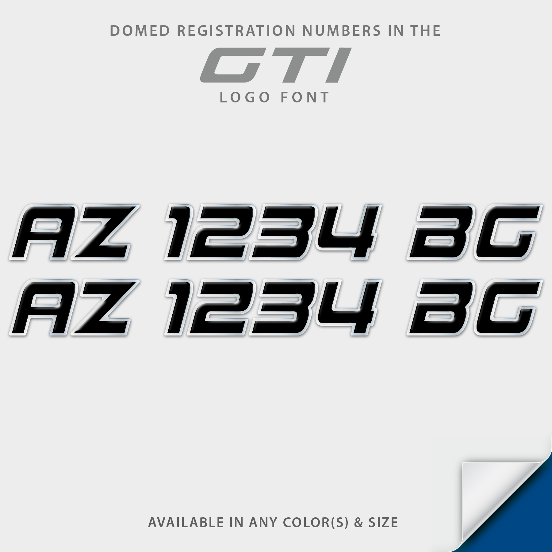 Sea Doo GTI GTX Domed Registration